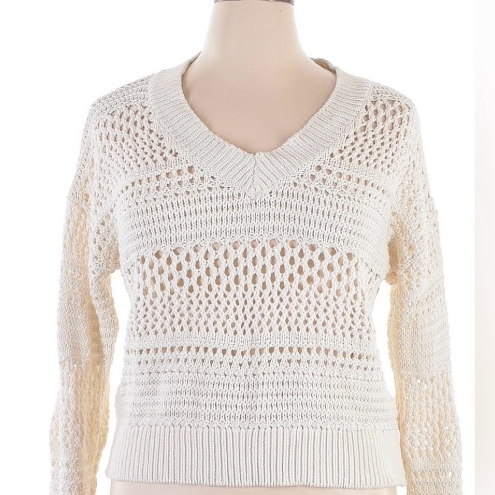 Women’s Cream Knit Sweater S